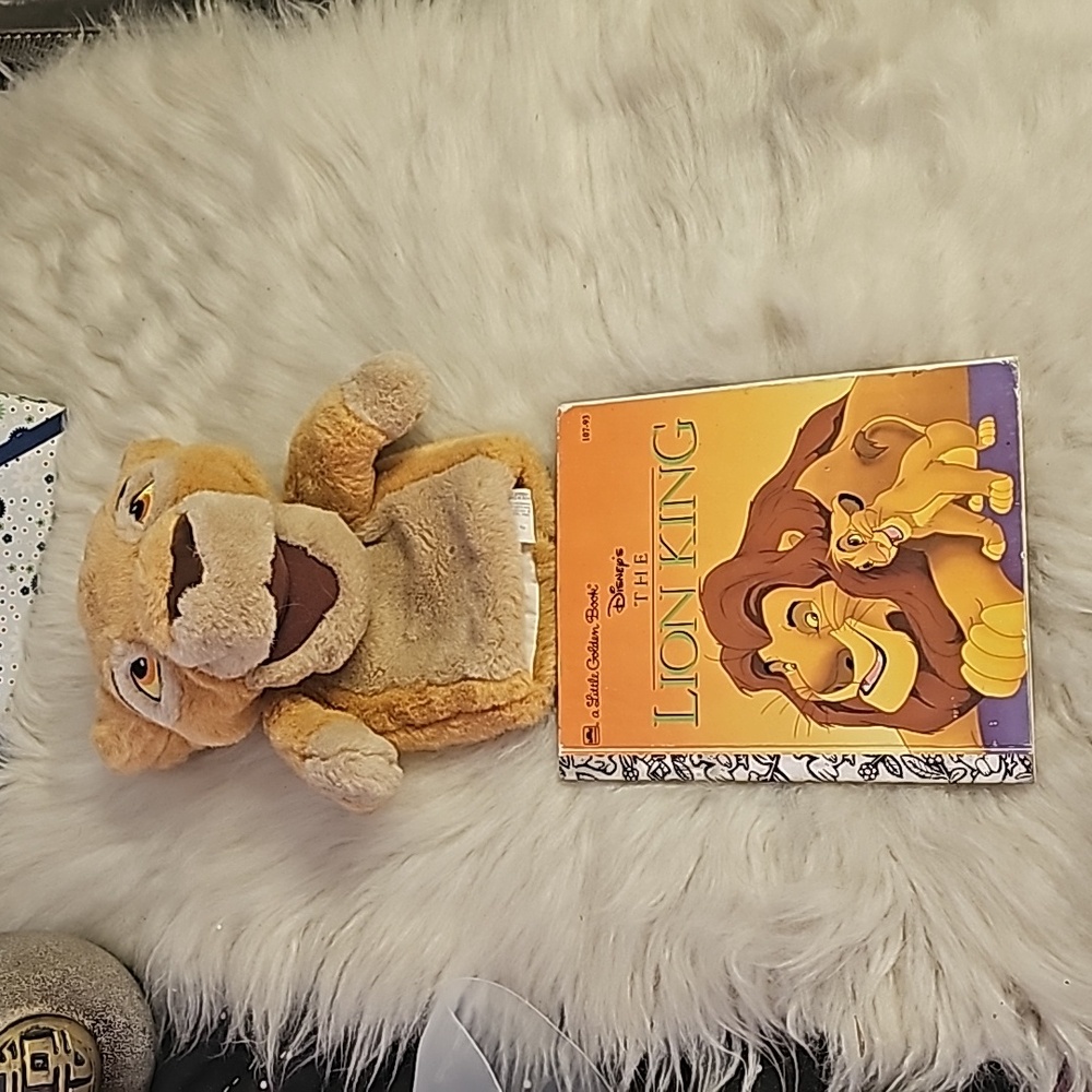 Vintage Disney The Lion King Disney Store Hand Puppet Kiara Plush
